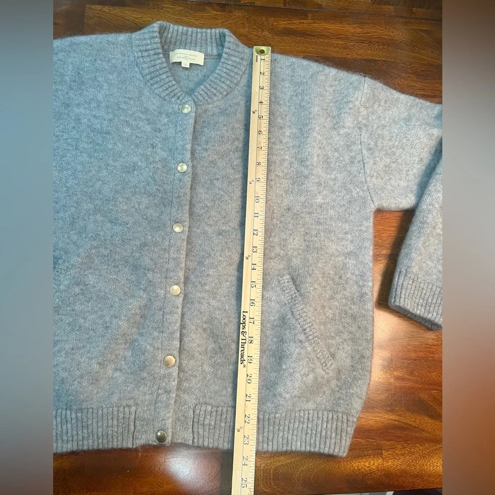 Sezane Eddy Jacket | Grey | Size Large - Picture 7 of 13